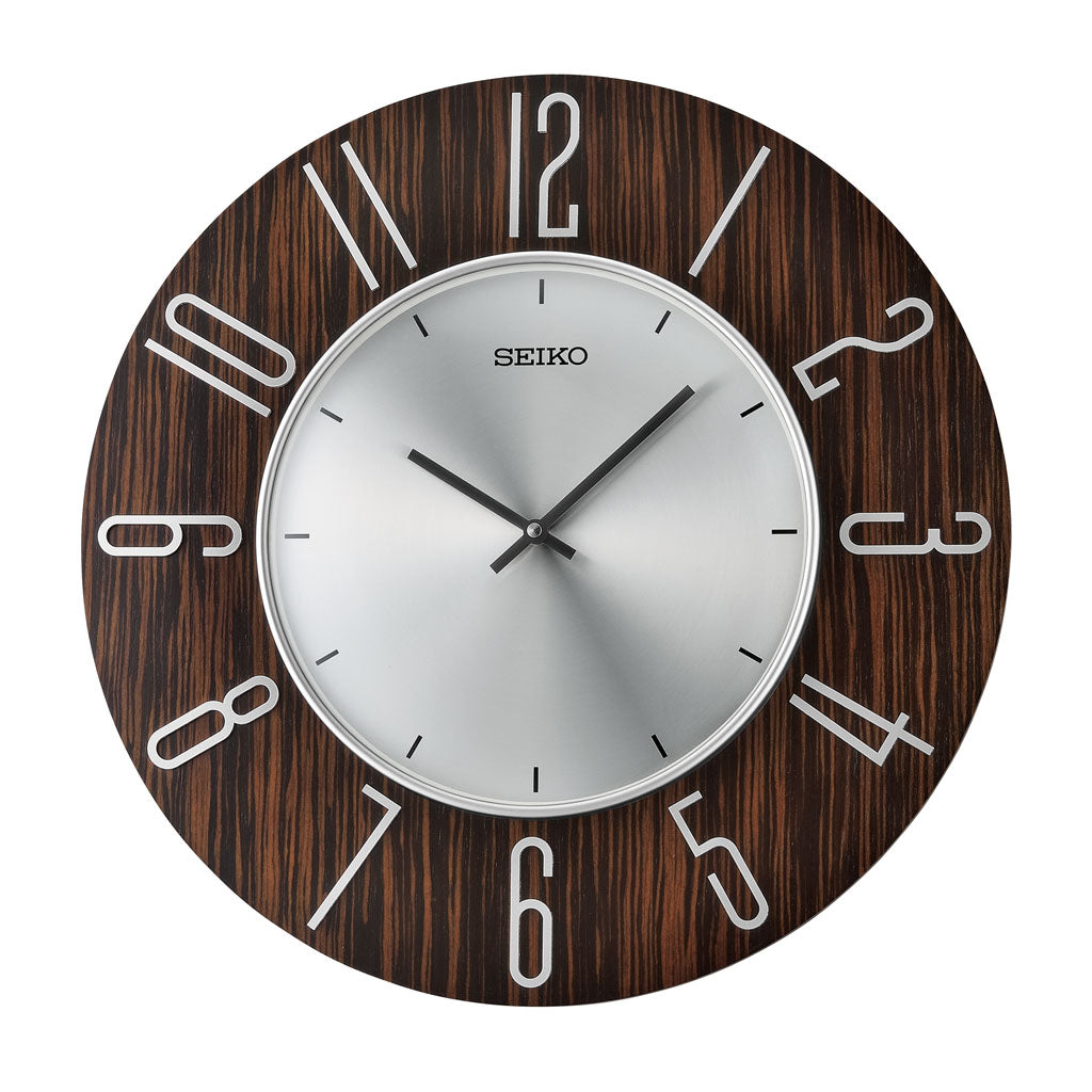 Seiko Online QXA800B Wooden Toned Decor Clock SEIKO CLOCKS INDIA