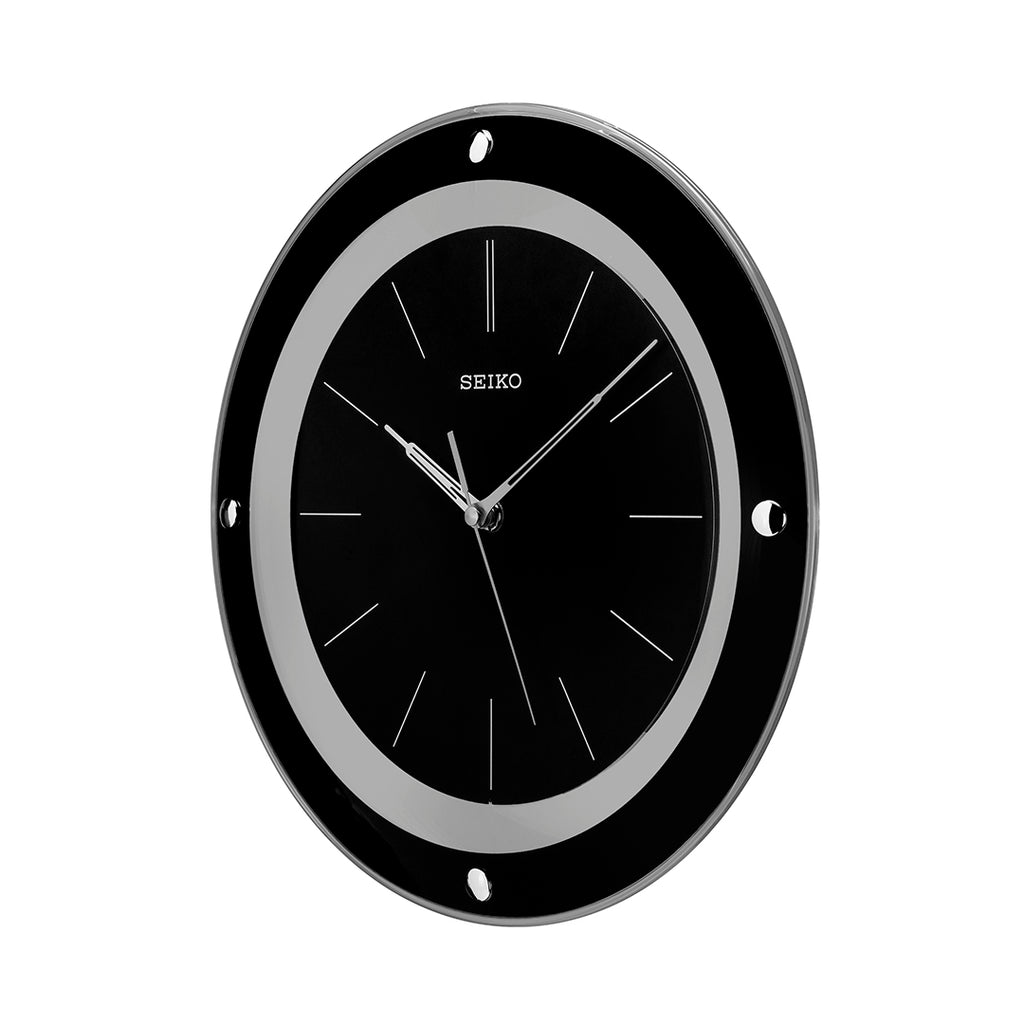 SEIKO ONLINE STORE QXA314J black dial wall clock – SEIKO CLOCKS INDIA