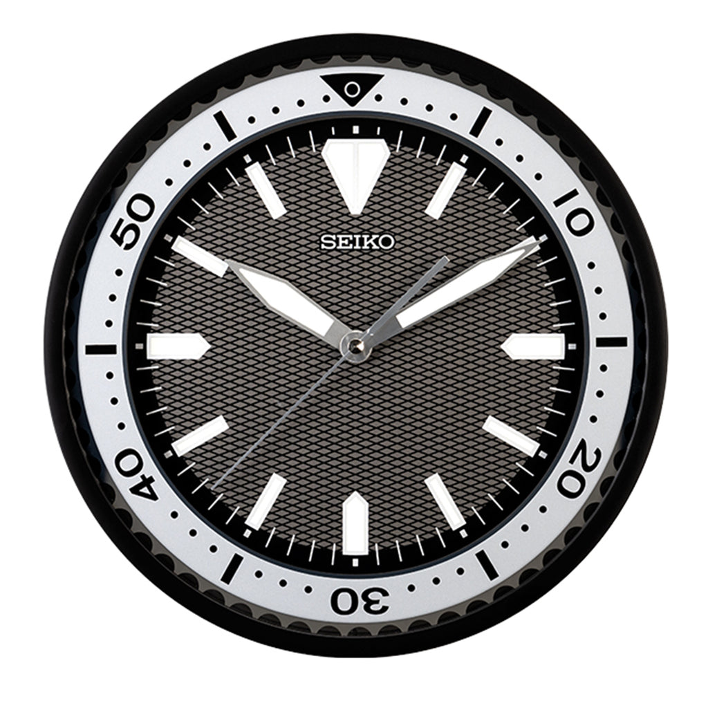 Seiko Online Qxa791T Black-White Textured Dial Clock – Seiko Clocks India