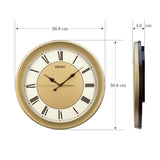 QXA835G Exquisite Gold Dial Clock