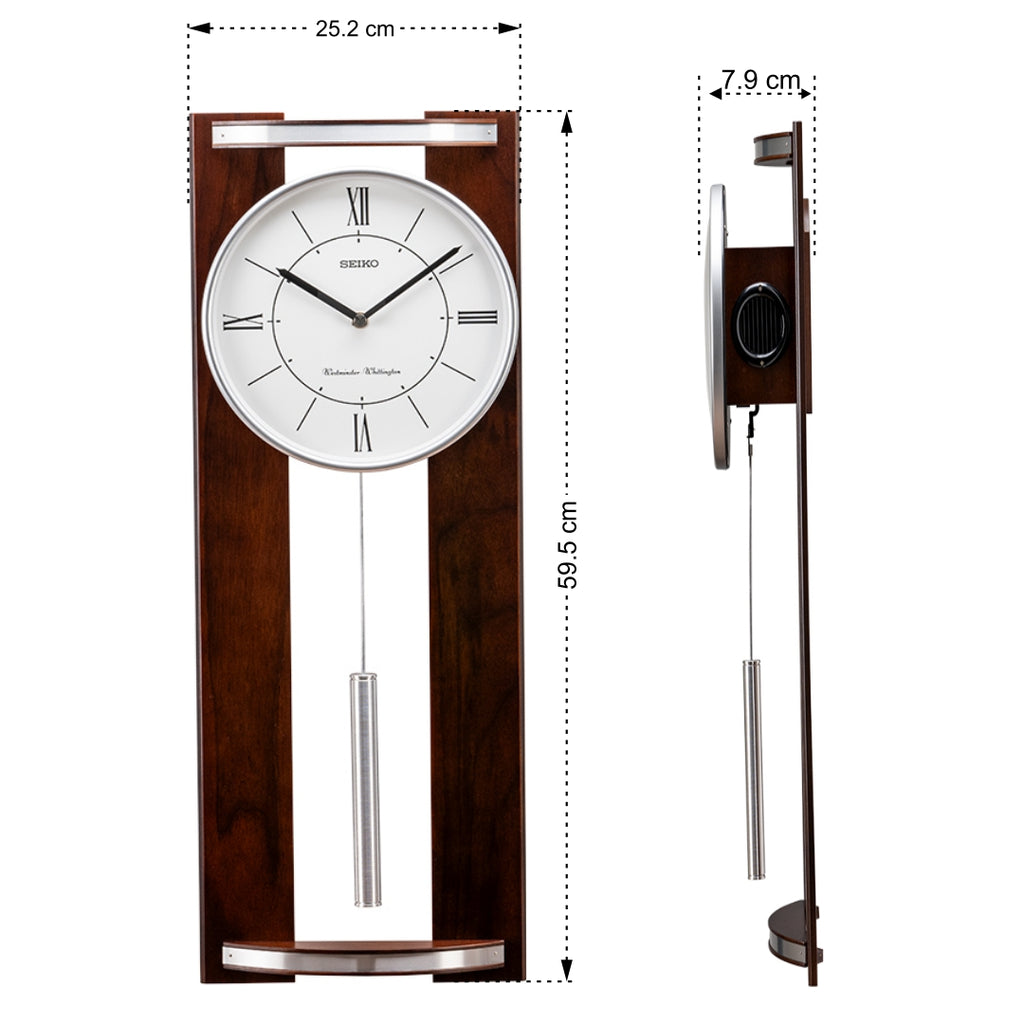 Buy Online Titan's Modern Classic 35 cm Pendulum Clock: Silent, Clear,  Timeless Elegance - ncw0069pp01 | Titan