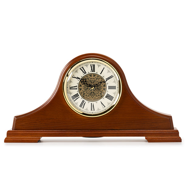 Seiko Online QXJ013B Classical Oak Wood Mantel Clock – SEIKO