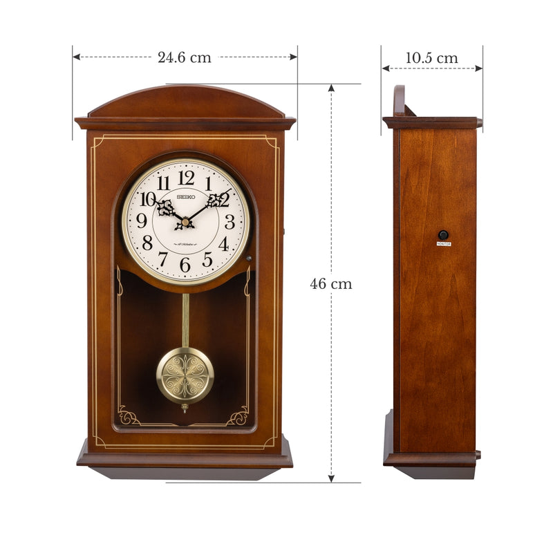 QXM610B Pendulum Clock with 18 Melodies