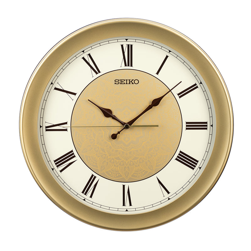 QXA835G Exquisite Gold Dial Clock