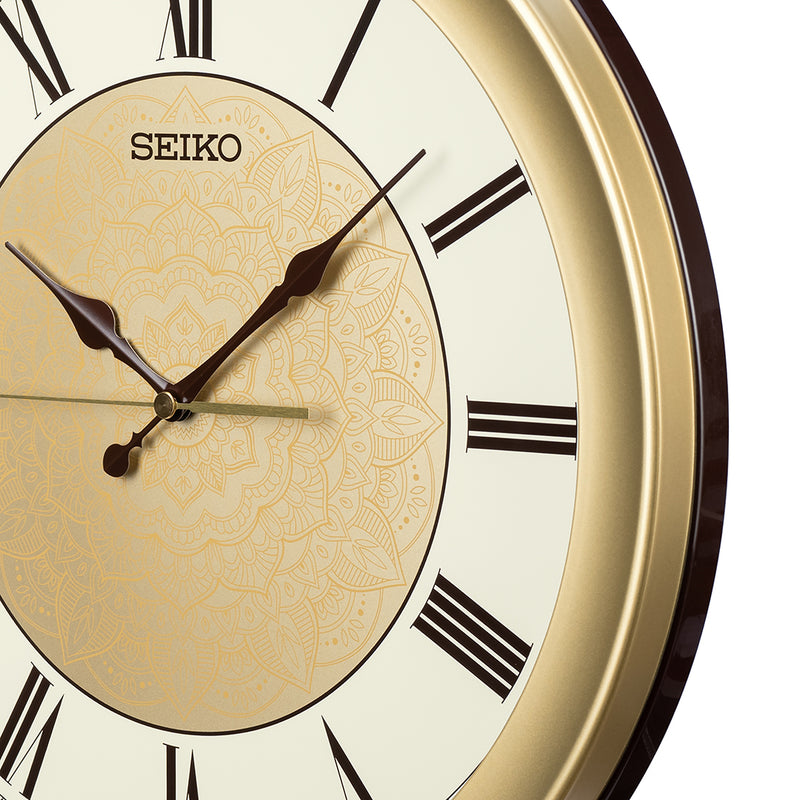 QXA835G Exquisite Gold Dial Clock