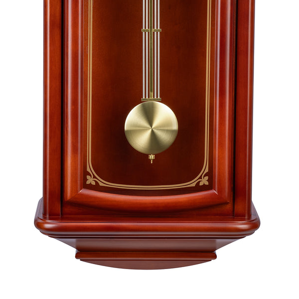 QXH118B Brown Alder Finish Grandfather pendulum clock