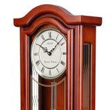 QXH118B Brown Alder Finish Grandfather pendulum clock