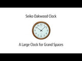 QXA155B Oak Wood Clock For Living Room